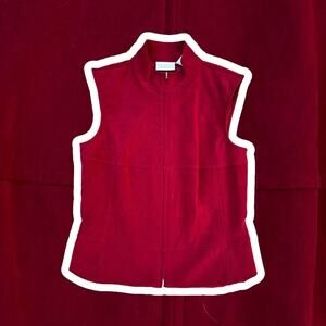 red suede vest